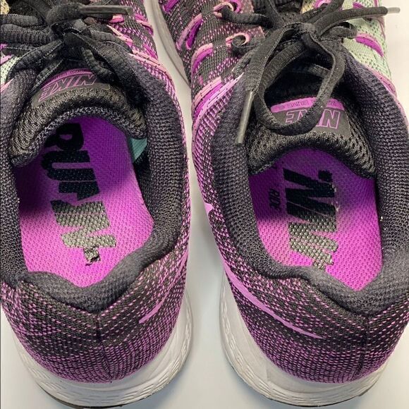 Nike - Air Zoom Elite 8 Mint Purple Black Running Shoes - Women 8 - Picture 8 of 10